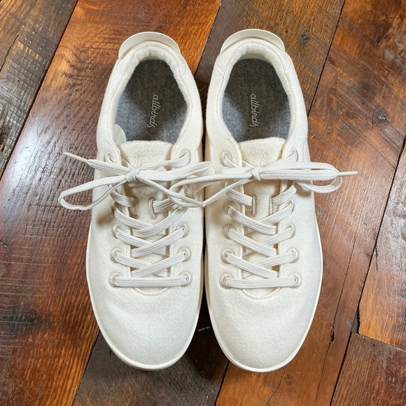 Allbirds Wool Piper Sneakers Natural White Merino Wool Shoes Men’s Size 11 - Picture 3 of 11